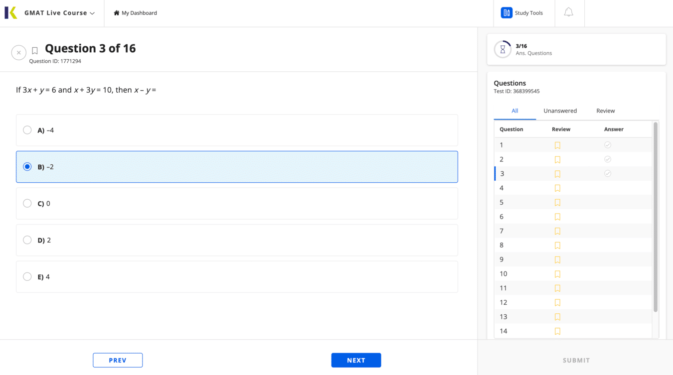 Manhattan Prep GMAT Basic Math Diagnostic