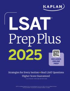 Kaplan LSAT prep plus book