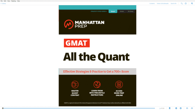 Manhattan Prep GMAT eBook