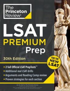 Princeton Review LSAT prep book