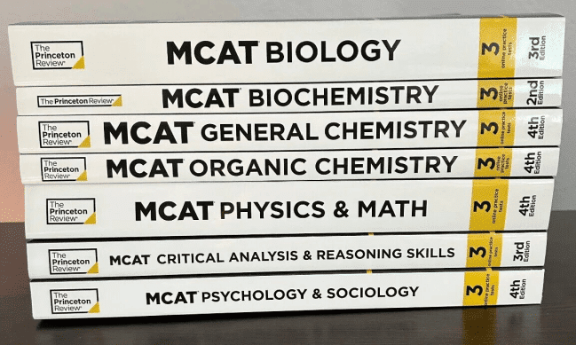 Princeton Review MCAT prep books