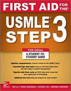 first aid usmle step 3 book