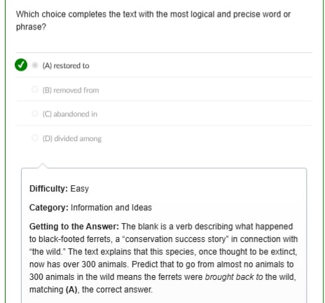 Kaplan SAT prep problem review