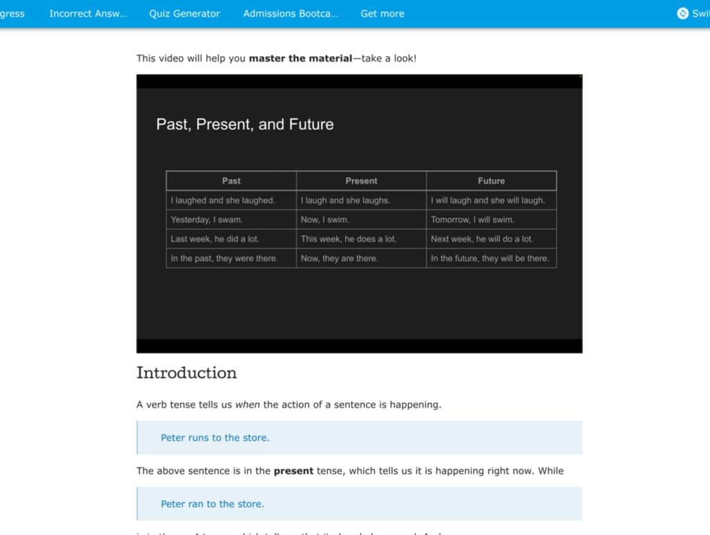 PrepScholar SAT video lesson