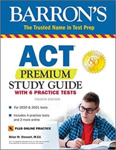 barron's act exam prep book
