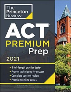 princeton review act exam prep book