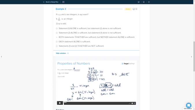 Target Test Prep GMAT problem