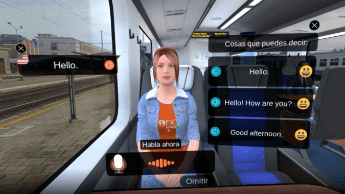 Mondly VR app