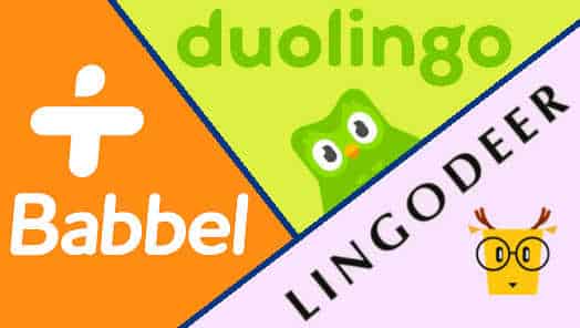 Duolingo vs LingoDeer vs Babbel