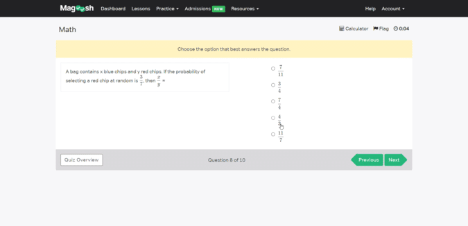 Magoosh GRE practice test review