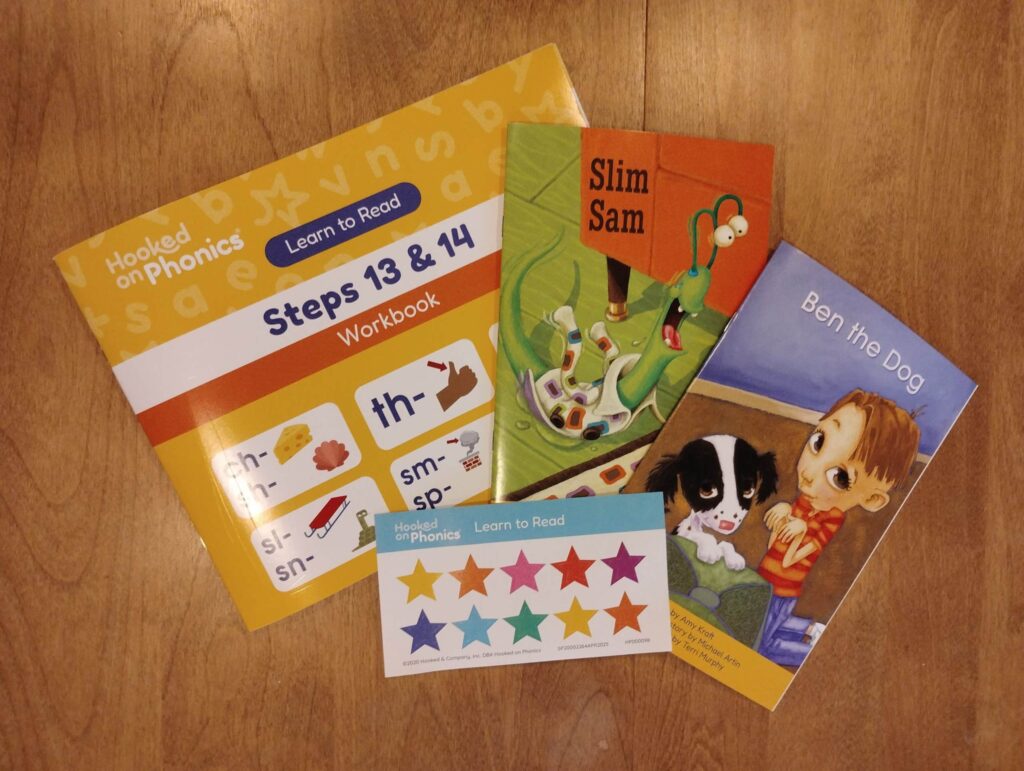 Hooked on Phonics workbooks