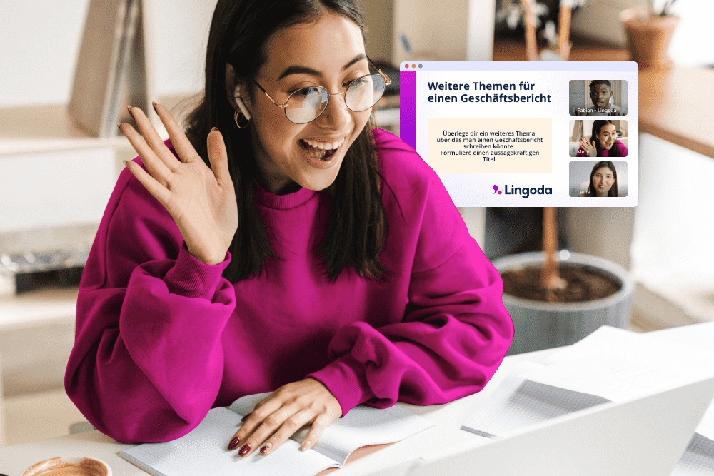 Lingoda Sprint Challenge Live Class