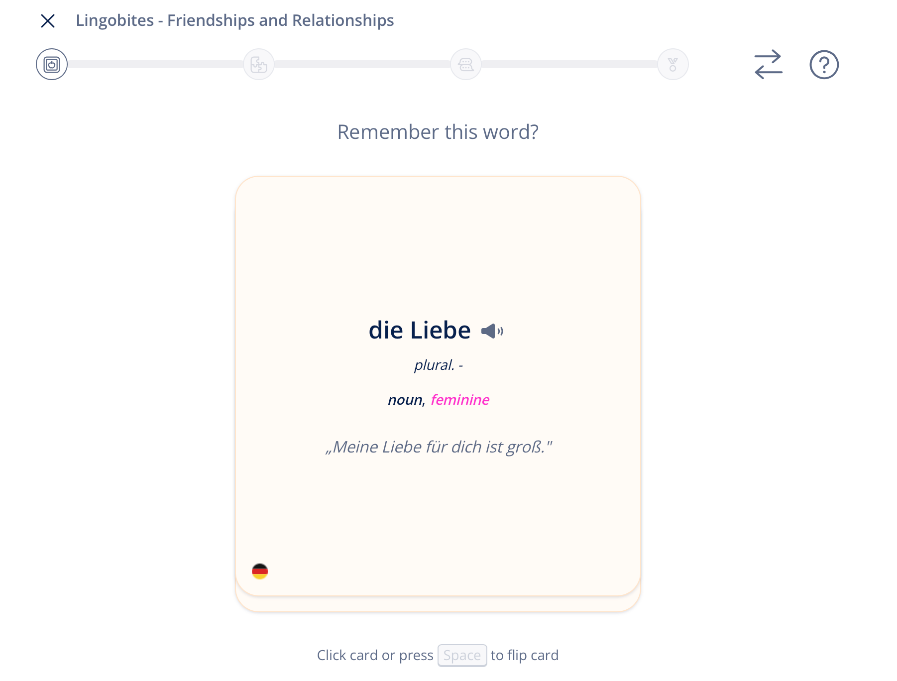 Lingoda “Lingobite” review module