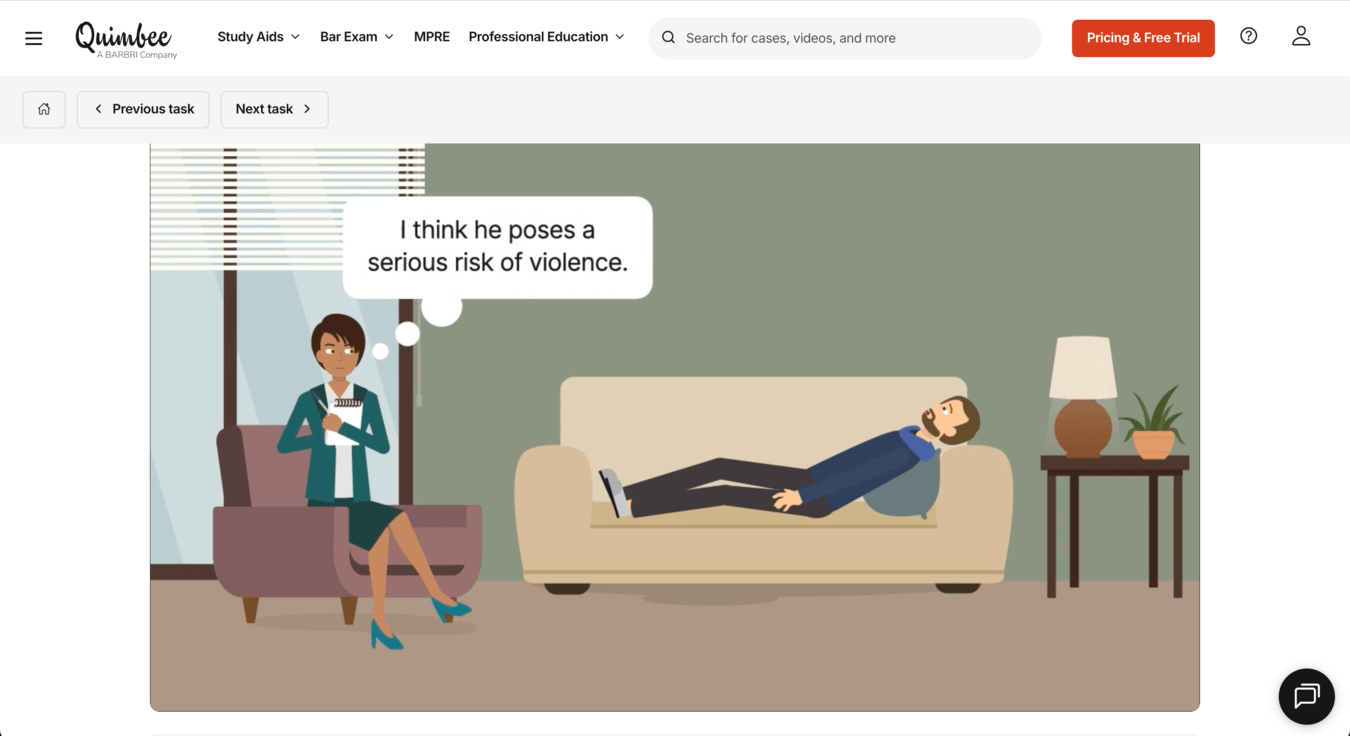 Quimbee SideBar video example